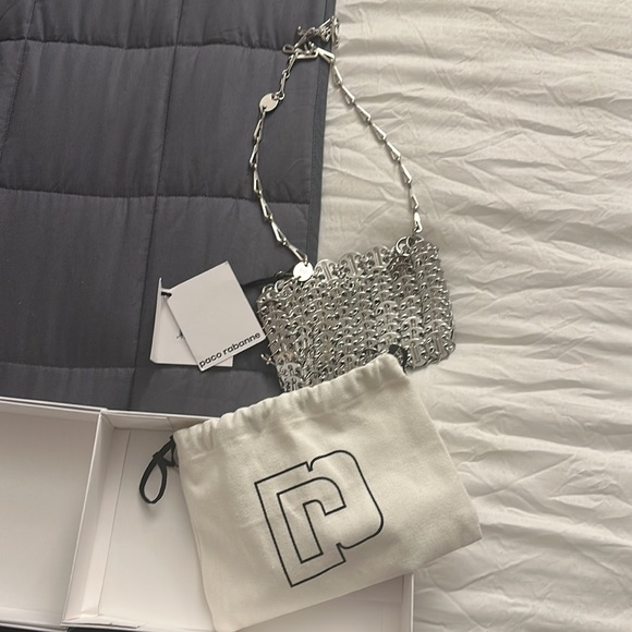 Paco Rabanne Handbags - PACO RABANNE 1969 Nano Disc Shoulder Bag